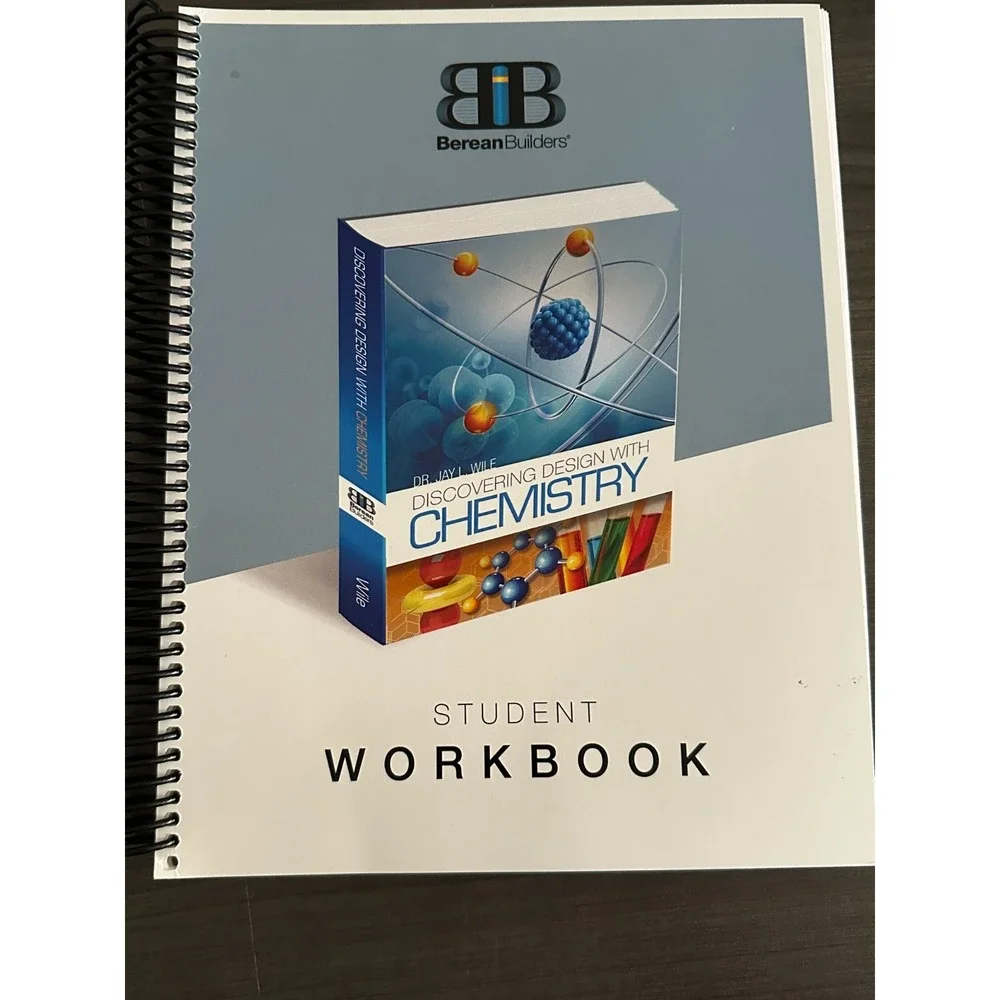 Berean Builders Discovering Design with Chemistry Student Workbook Spiral